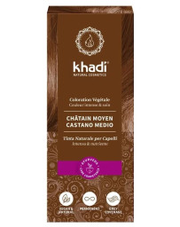 Coloration végétale Chatain moyen 100g Khadi