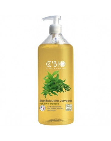 Bain & douche Verveine exotique 1 litre C'Bio douche bio pharma5avenue Bain & douche Verveine exotique 1 litre C'Bio douche bio pharma5avenue