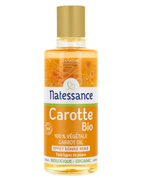 Huile de Carotte bio 100ml Natessance provitamine A joli teint naturel Pharma5avenue