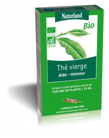 Naturland Thé vierge Bio 20 ampoules Naturland Thé vierge Bio 20 ampoules