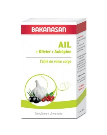 Bakanasan Ail Olivier Aubépine 72 capsules pharma 5 avenue Bakanasan Ail Olivier Aubépine 72 capsules pharma 5 avenue