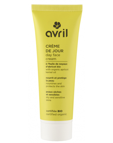 Avril Beauté Crème de jour peau sèche et sensible Huile de Noyau d'Abricot 50 ml Avril Beauté Crème de jour peau sèche et sensible Huile de Noyau d'Abricot 50 ml