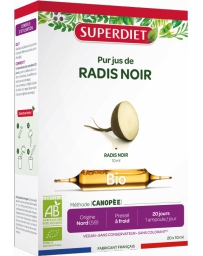 Super Diet Radis noir bio pur jus 20 ampoules de 10ml