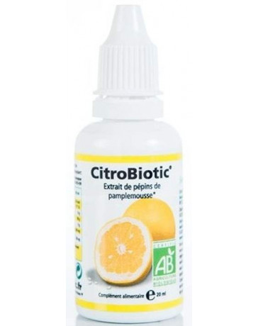 Citrobiotic Extrait de pépins de Pamplemousse bio 20 ml Citrobiotic Extrait de pépins de Pamplemousse bio 20 ml