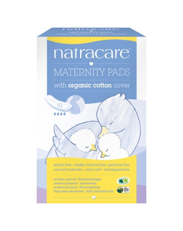 Serviettes de maternité Lot de 10 Natracare - lot de protections postpartum - Pharma5 avenue Serviettes de maternité Lot de 10 Natracare - lot de protections postpartum - Pharma5 avenue