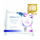 Lingettes démaquillantes en coton bio Lot de 20 Natracare - lot de lingettes démaquillantes en coton bio