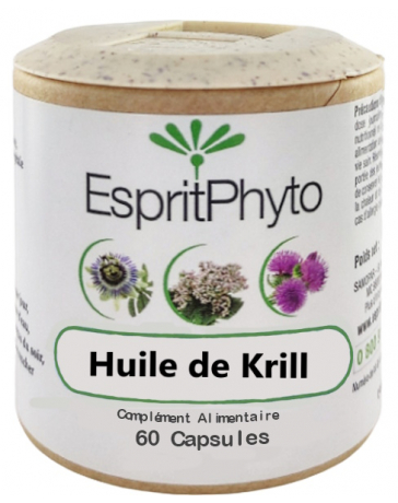 EspritPhyto - Huile De Krill Pure - 60 Capsules EspritPhyto - Huile De Krill Pure - 60 Capsules