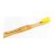 Brosse à dents adultes jaune 160g Humble Brush - accessoire d'hygiène bucco-dentaire