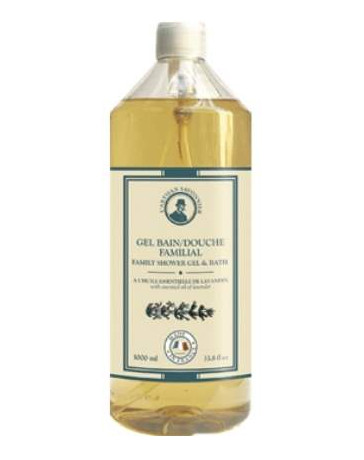 L'Artisan Savonnier Gel bain douche familial huile essentielle de Lavandin 1 L, bain douche bio L'Artisan Savonnier Gel bain douche familial huile essentielle de Lavandin 1 L, bain douche bio