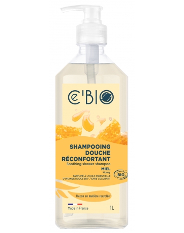 C'BIO Shampooing douche Miel 1 L, shampooing bio, pharma5avenue C'BIO Shampooing douche Miel 1 L, shampooing bio, pharma5avenue