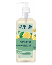 C'BIO Shampooing fortifiant Quinquina Sauge Citron 1L