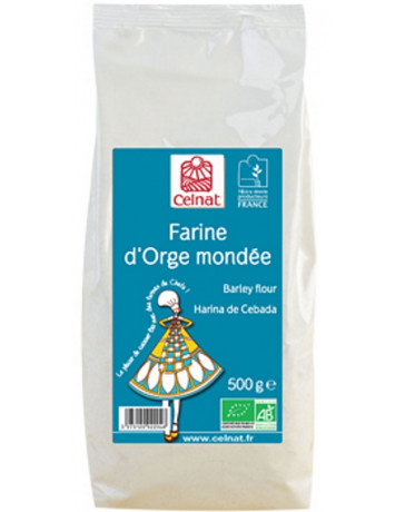 Celnat Farine d'Orge mondée 500 gr, farine bio, pharma5avenue Celnat Farine d'Orge mondée 500 gr, farine bio, pharma5avenue