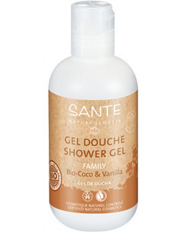 Gel douche Vanille et Coco 200ml Sante - produit de nettoyage pour le corps pharma5avenue Gel douche Vanille et Coco 200ml Sante - produit de nettoyage pour le corps pharma5avenue
