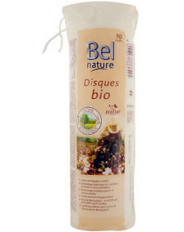 70 Disques à démaquiller coton bio motif fleur et bords cousu Bel Nature nettoyage du visage 70 Disques à démaquiller coton bio motif fleur et bords cousu Bel Nature nettoyage du visage
