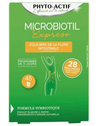 Microbiotil Express Confort intestinal 45 gélules Phyto-actif