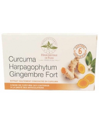 Herboristerie de paris Curcuma Harpagophytum gingembre fort 60 comprimés